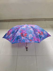 New Unused Printed Two Fold Automatic Umbrella