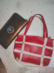 Vintage Bag &amp; Wallet Set