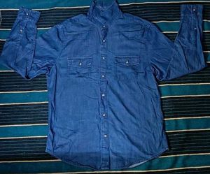 Blue Denim Shirt