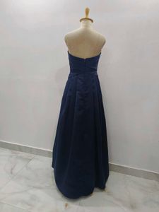 Elegant Navy Blue Gown