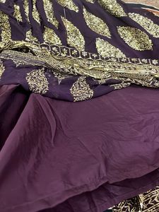 Elegant Purple Embroidered Kurta Set