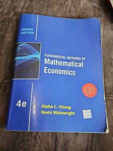 Mathematical Economics Book