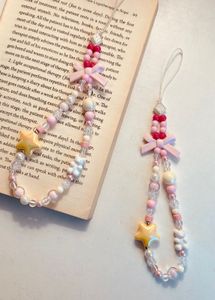 Aesthetic Pink Phone Charms With Star Charm