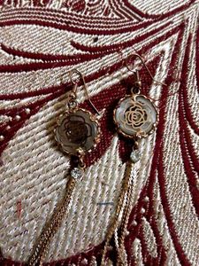 Rose Gold Dangle Earrings