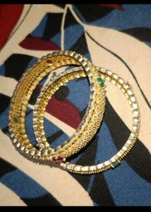 Gold-tone Bangle Set