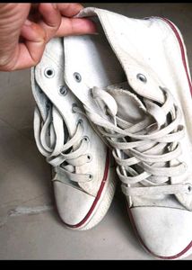 White Converse Sneakers