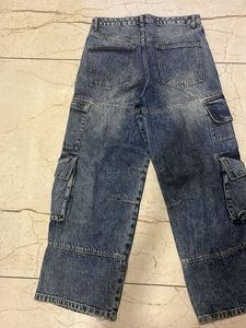 Zara Denim Cargo Pants for men and woman unisex
