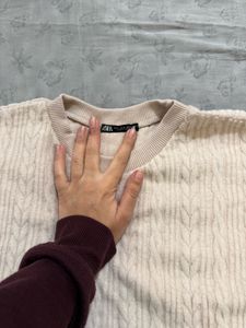 Zara Cable Knit Sweater