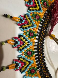 Colorful Beaded Statement Necklace