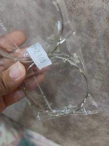 Silver Tone Metal Bangle