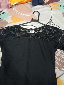 Elegant Black Lace Top