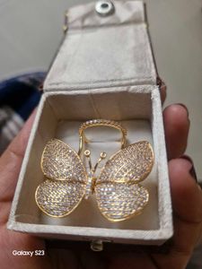 Gold plated Moving Butterfly 🦋  Ring