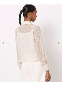 Smart Sheer Top with Dobby Weave( without inner)