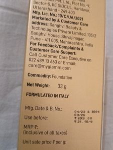 Super Serum Foundation - Myglamm