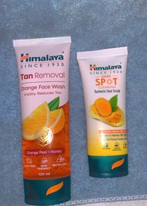 Himalaya’s Orange facewash&amp; Turmericfacesrub