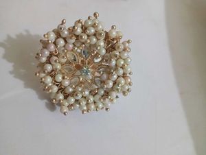 Pearl Flower rings
