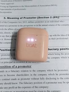 Boat Earbuds With One Left Side Earbuds One Side Is Lost