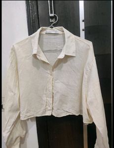 bershka cropped shirt