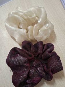Two Stylish Scrunchies