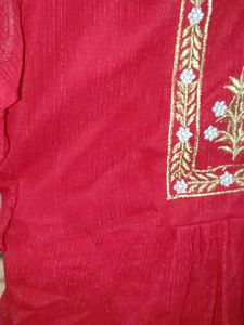 Red Kurti Umbrella   Type