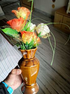 Floral Arrangement in Vase, 1psc