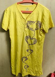 Yellow Graphic T-Shirt