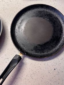 combo Used Nonstick Frying Pan and small pas