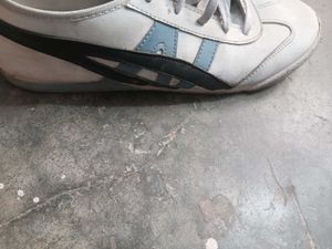 Vintage White &amp; Blue Sneakers