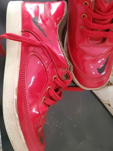 Red &amp; Black Sneakers