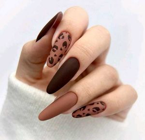Animal Print Press On Nails 🤎🧿