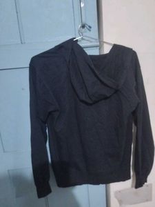 Black Jacket With Hoody