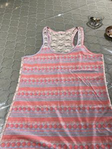 Striped Tank Top Size US XL