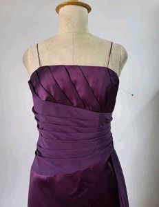 Elegant Purple Midi Dress
