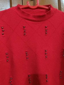 Red Pullover Sweater