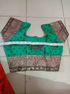 Fully Stitched Saree With Blouse Nd Peticot