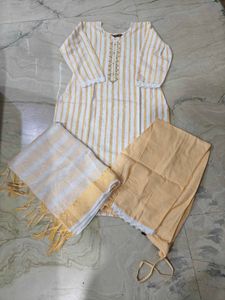 Striped Kurta Set