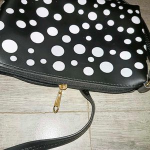 A Cute Black Dot Bag