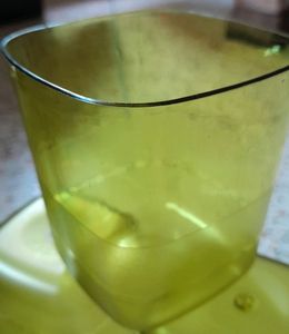 Design Mustard Yellow Jug With 6 Glasses