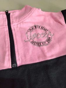 Pink &amp; Black Pullover Top