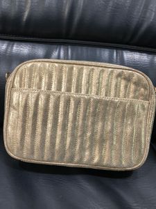 Metallic Gold Crossbody Bag