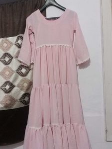 Elegant Pink Ethnic Gown