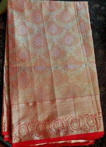 One Gram Gold Original Heavy Banarasi Silk Saree