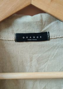 Korean Blazer Button Up Top
