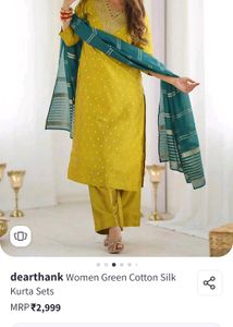 Elegant Green Kurta Set