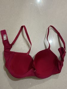 Red Lace Bra