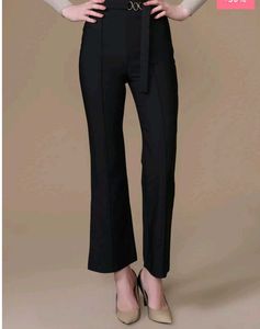 Fit and Flare Black trousers