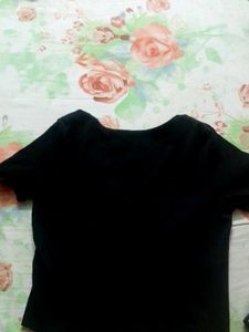 Black Crop Top