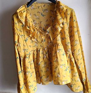 Printed Warped Top💛