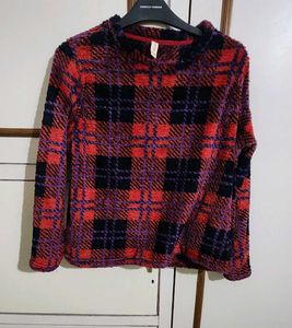 Zivame Luxury Fur Lounge Sweatshirt