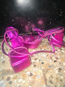 Hot Pink Platform Heels